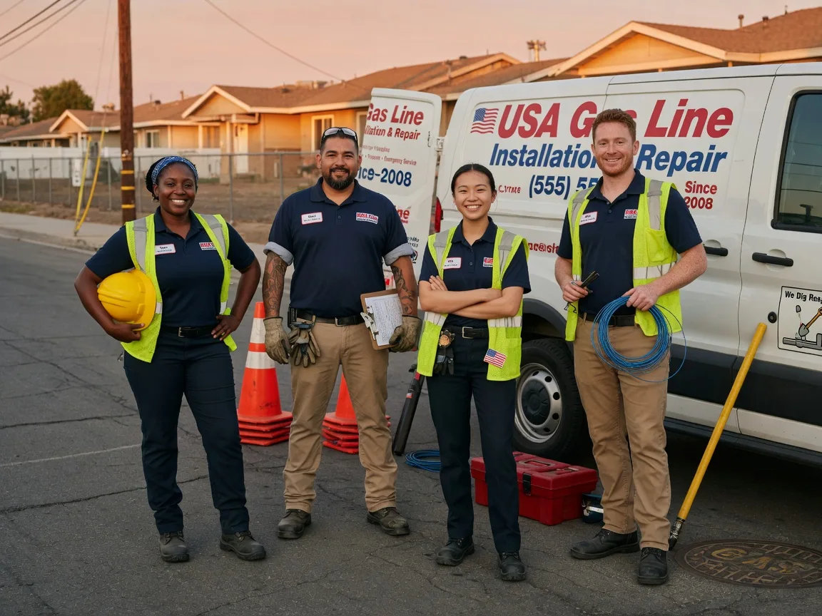 Gas Line Installation company in Cost, TX